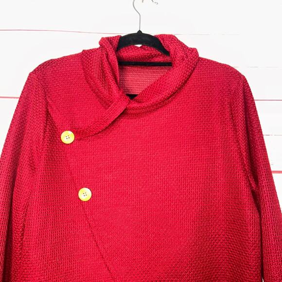 Women’s Cowl Neck Tulip Hem Sweater | Please Read Description - Picture 4 of 4